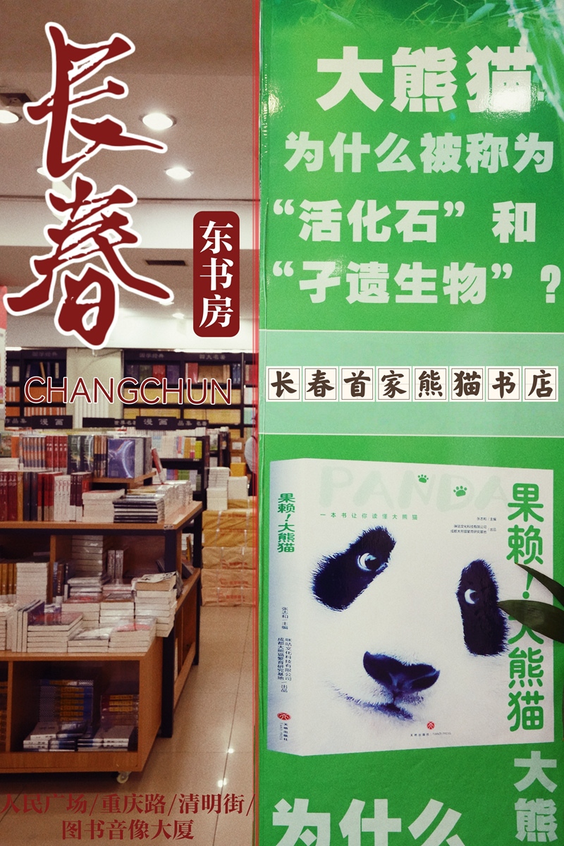 东书房·新华休闲书店。海报设计:人民网记者 李洋