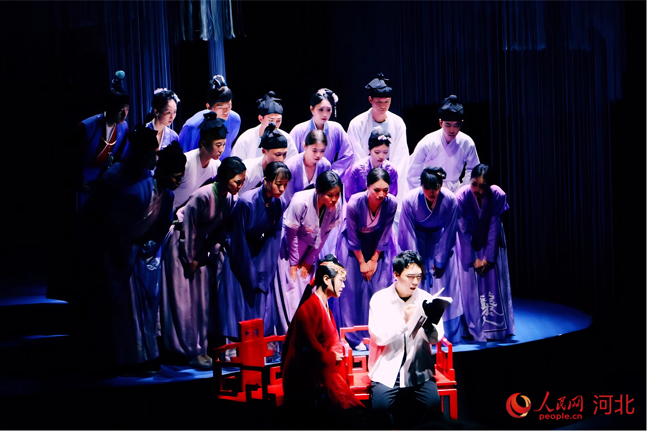 读者剧场演出片段（资料片）。人民网记者 方童摄