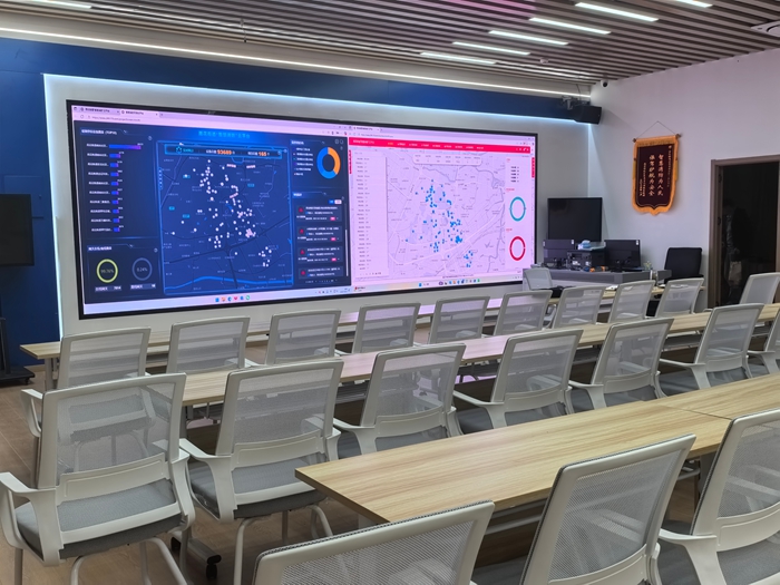 雨花街道智慧消防中心。南京市雨花台区应急管理局供图