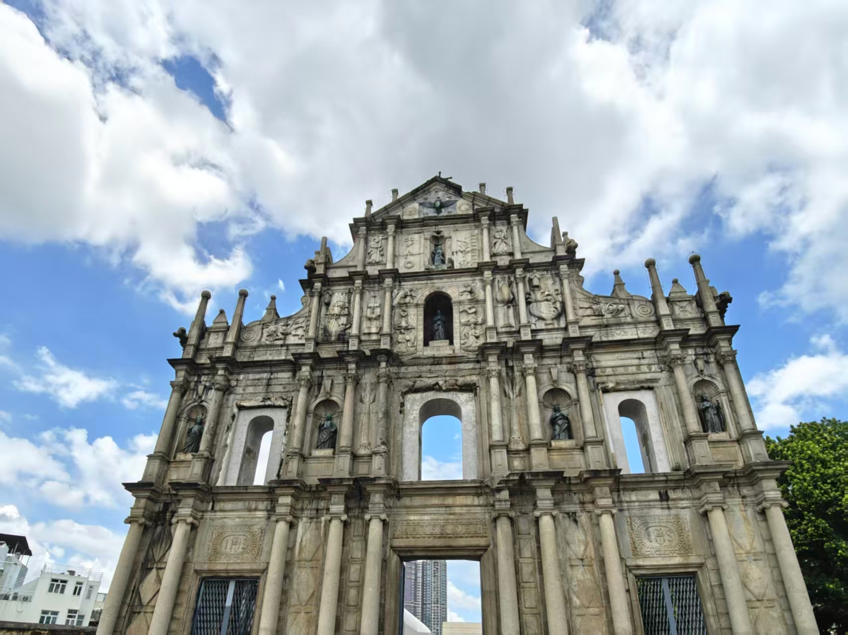 世界文化遗产大三巴牌坊(资料图)。人民网 王雅蝶摄