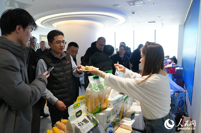 产销对接环节。人民网记者 李洋摄