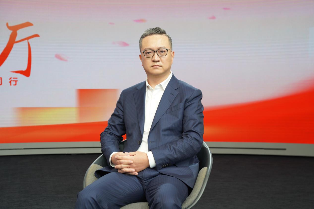 京东工业副总裁丁德明。人民网记者 赵晨摄