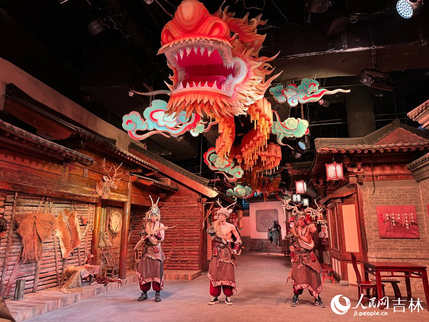 节目《青翎猎宴》。人民网记者 李思玥摄