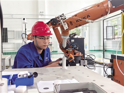 内蒙古工业机器人系统运维员职业技能比赛。